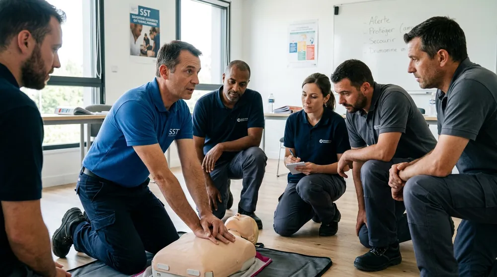 Entraînement aux gestes de réanimation cardio-pulmonaire dans le Lot